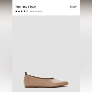 Everlane Day Glove Ballet Flat in Tan 8.5